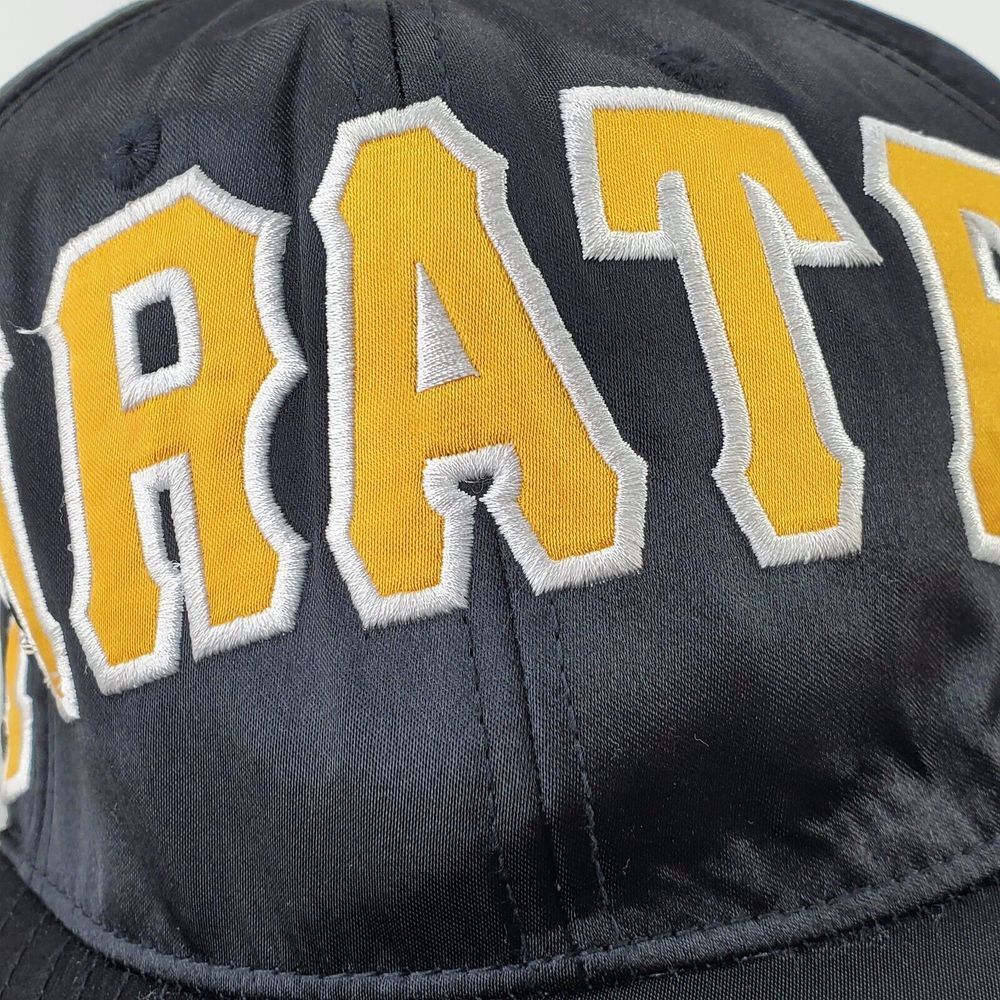 Vintage Rare Pittsburgh Pirates American Needle Hat‎ Script Snapback Black Cap - Picture 7 of 16